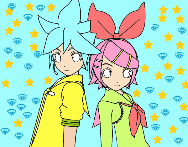 Len y Rin Kagamine Vocaloid