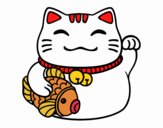 Maneki-neko de la abundancia