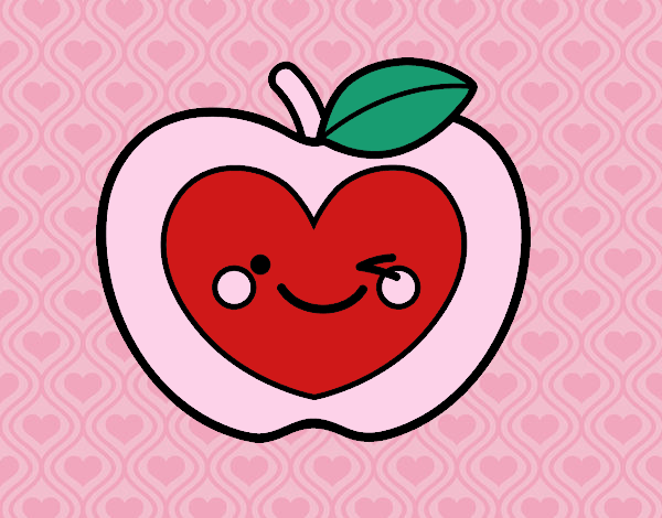 Manzana corazón