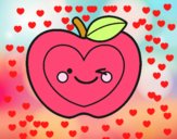 Manzana corazón