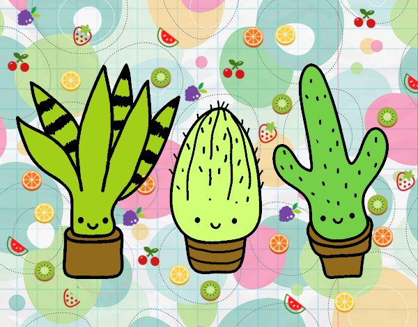 El dibujo de las plantas 