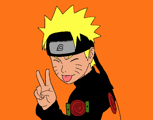 Naruto sacando lengua