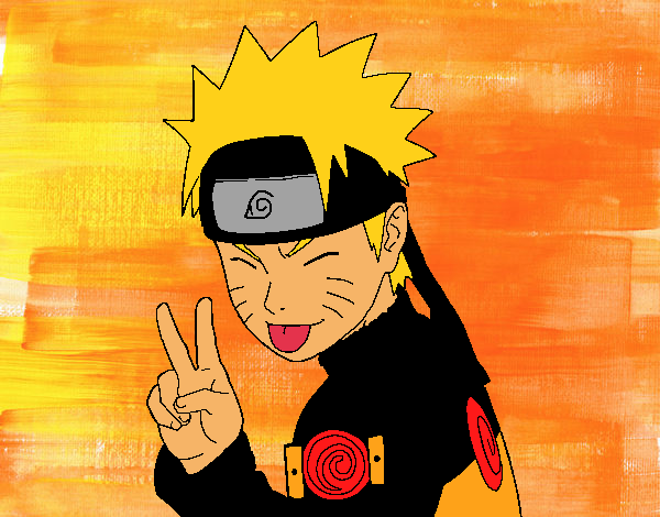 Naruto sacando lengua