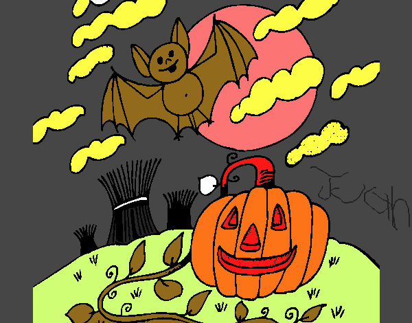 Paisaje de Halloween