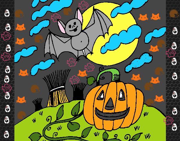 Paisaje de Halloween