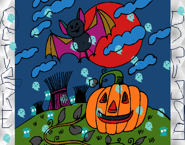 Paisaje de Halloween