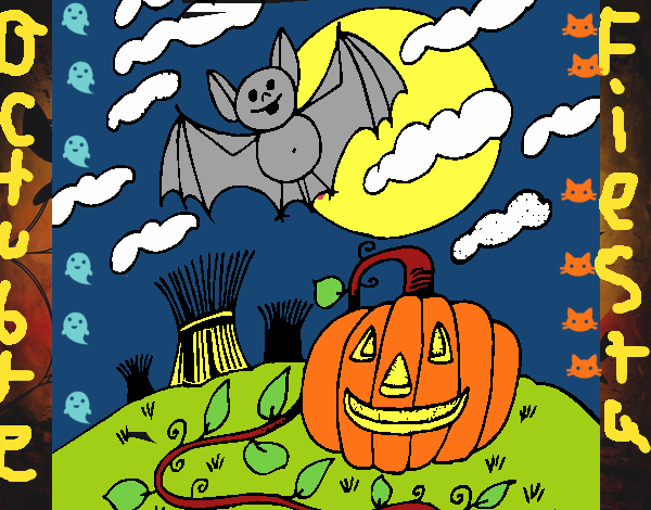 Paisaje de Halloween