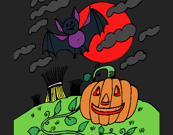 Paisaje de Halloween