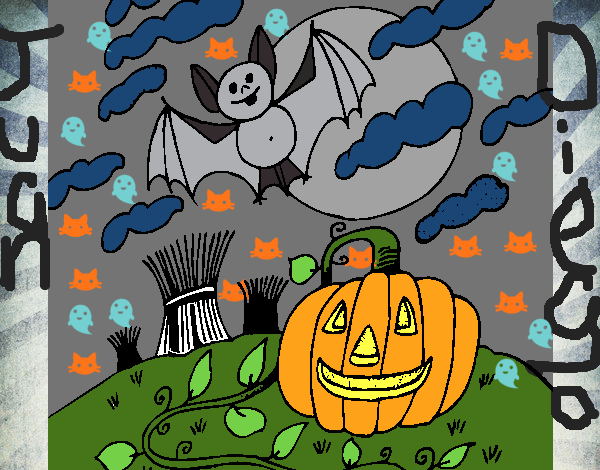 Paisaje de Halloween