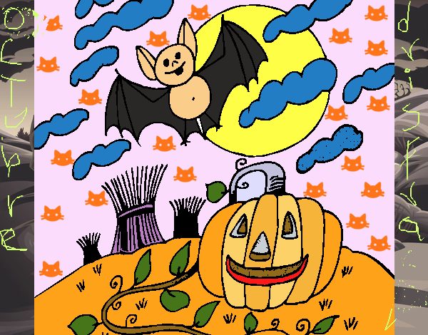 Paisaje de Halloween