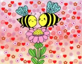 Pareja de abejas