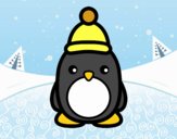 Pingüino navideño