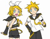 Rin y Len Kagamine Vocaloid