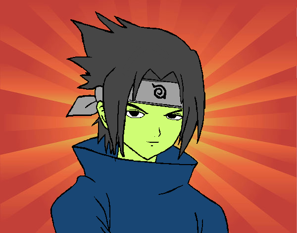 Sasuke enfadado