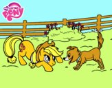 Applejack y Winona