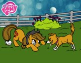 Applejack y Winona