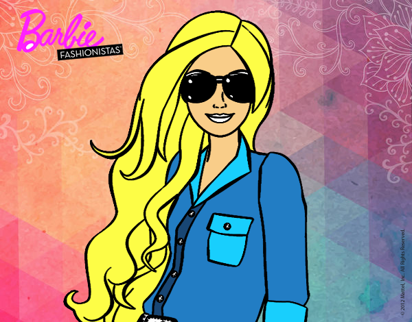 Barbie con gafas de sol