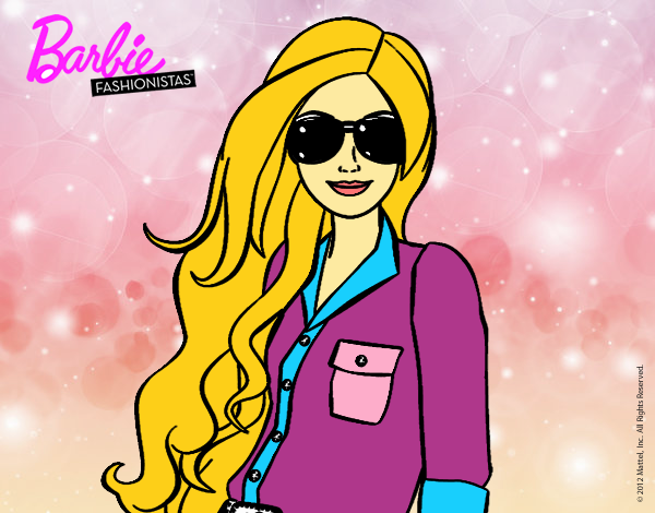 Barbie con gafas de sol