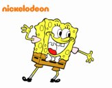 Bob Esponja saludando