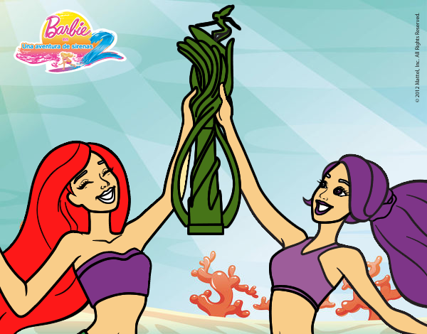 dibujo de danna y hoy les presento a ursula y ariel amigas?'