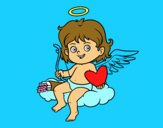 Cupido en una nube