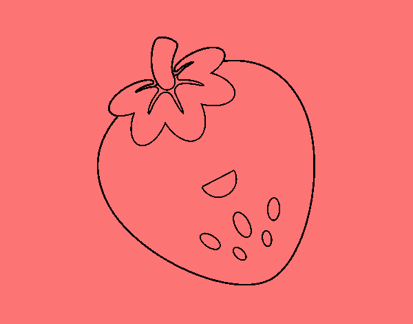Fresa feliz