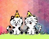 Gatos de cumpleaños