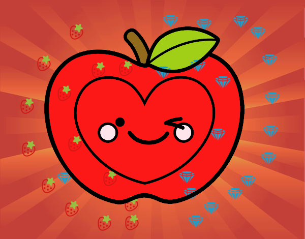 Manzana corazón