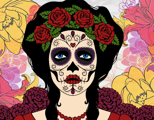 Mujer calavera mejicana