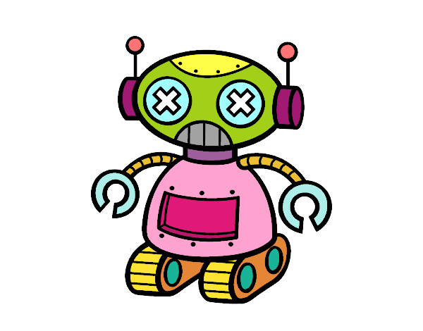 robot colorido