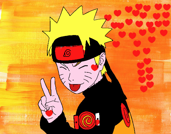 Naruto sacando lengua