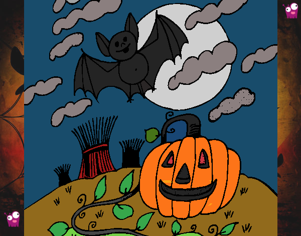 Paisaje de Halloween