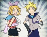 Rin y Len Kagamine Vocaloid