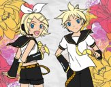 Rin y Len Kagamine Vocaloid