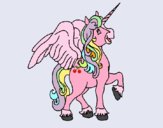 Unicornio con alas