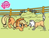 Applejack y Winona