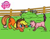 Applejack y Winona