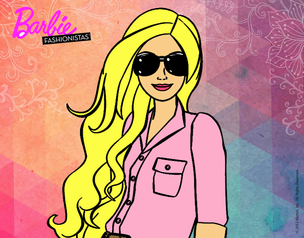 Barbie con gafas de sol