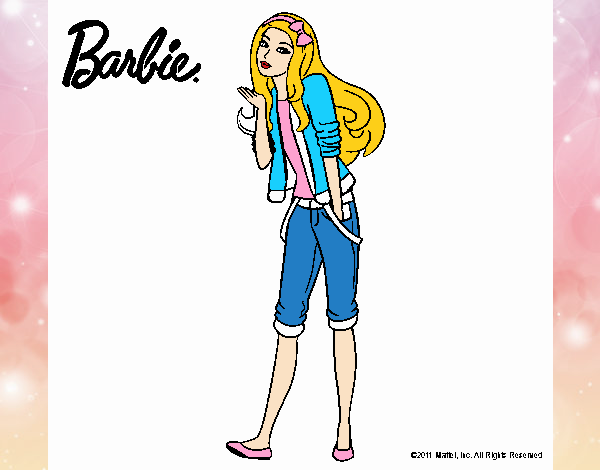 Barbie con look casual