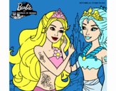 Barbie se despiede de la reina sirena