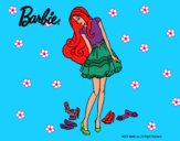 Barbie y su colección de zapatos