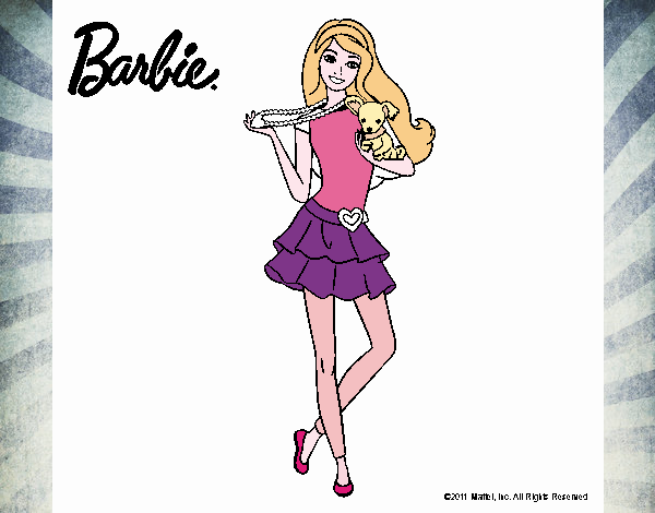 Barbie y su mascota