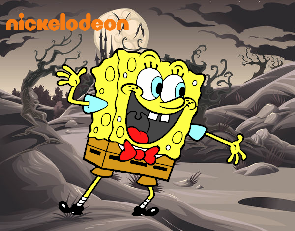 Bob Esponja saludando