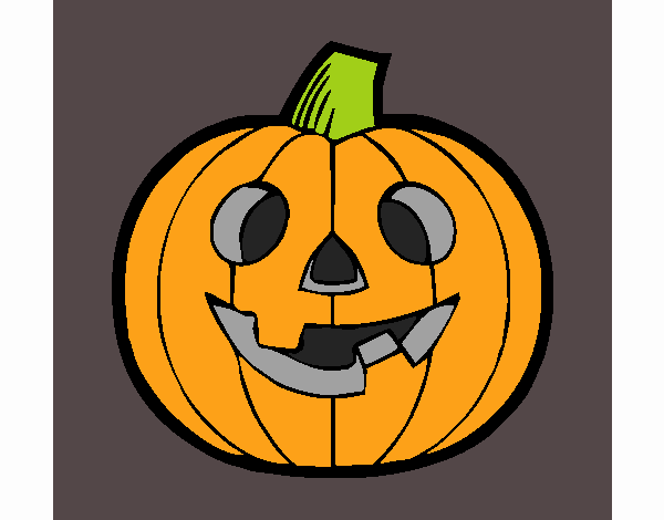 yiyi dibujo calabaza de halloween