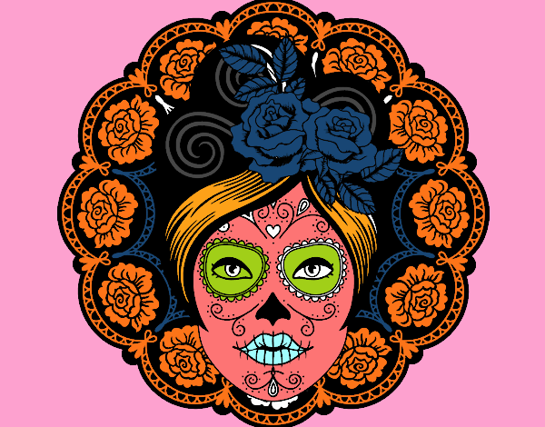 Calavera mejicana femenina