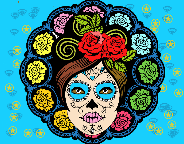 Calavera mejicana femenina