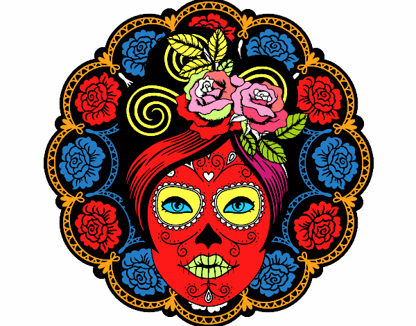 Calavera mejicana femenina