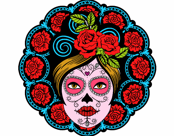 Calavera mejicana femenina