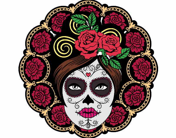 Calavera mejicana femenina