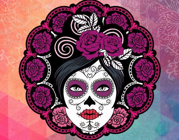 Calavera mejicana femenina